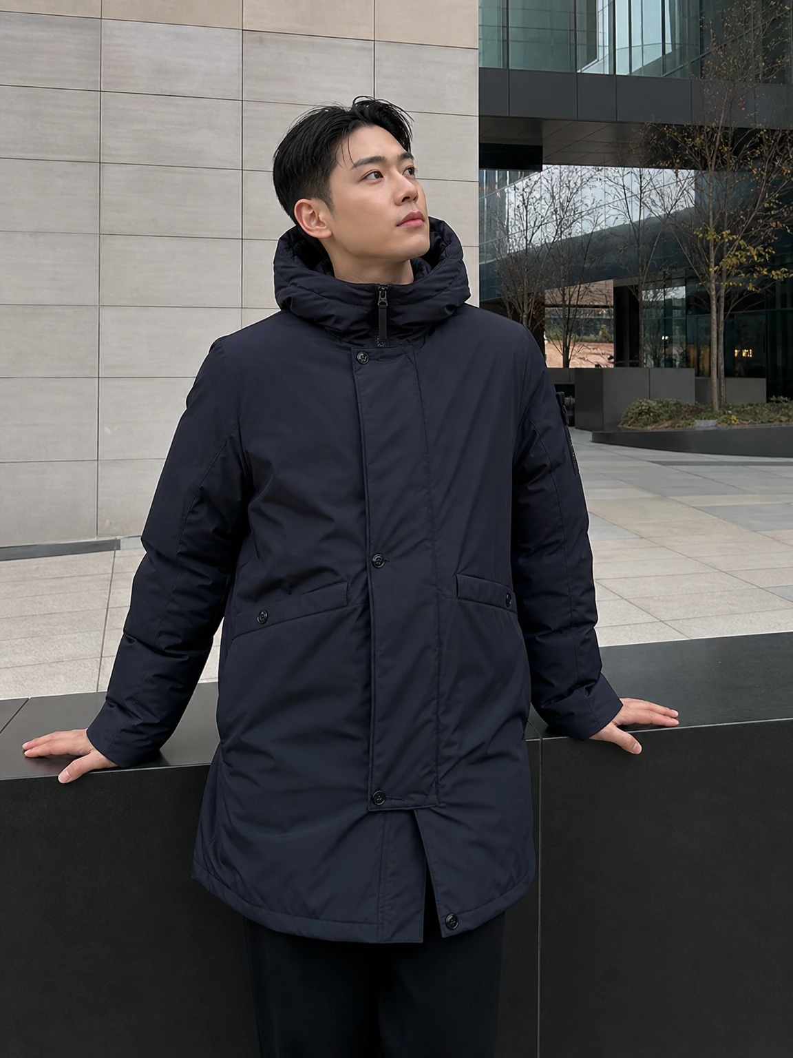도시의 리듬을 담은 파카